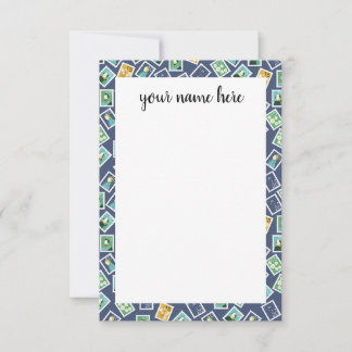 Personalized Postal Worker Note Cards サンキューカード