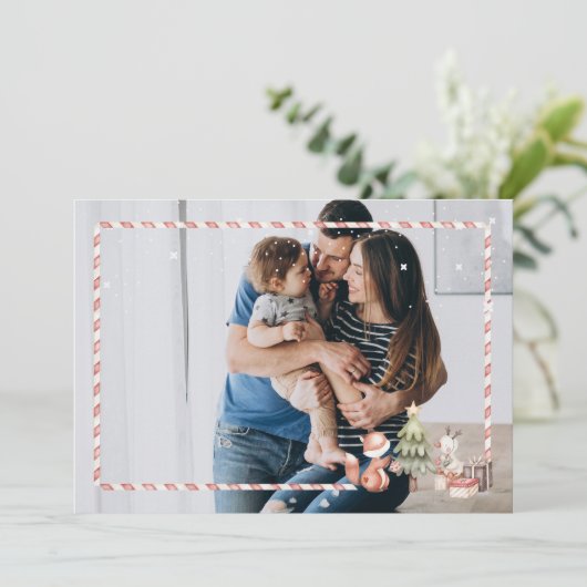 Personalized postal Xmas 招待状 (スタンド正面)