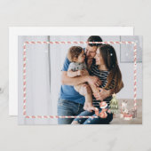 Personalized postal Xmas 招待状 (正面/裏面)