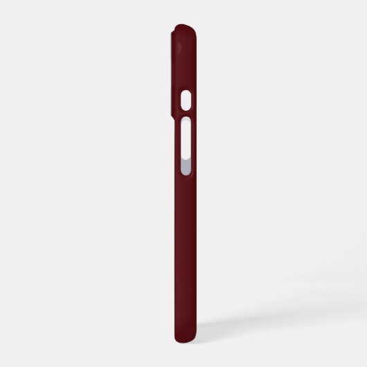 Personalized Preppy Brown Blue Cabana Stripe iPhone 16ケース (左側面)