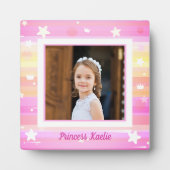 Personalized Princess Photo tabletop Plaque フォトプラーク (正面)