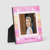 Personalized Princess Photo tabletop Plaque フォトプラーク (正面)