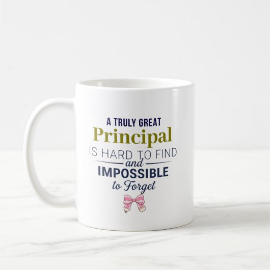 Personalized Principal Appreciation Gift コーヒーマグカップ (左)