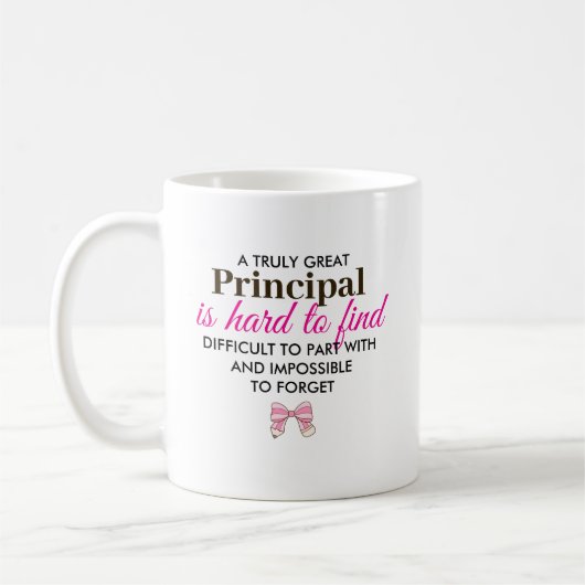Personalized Principal Appreciation Gift コーヒーマグカップ (左)