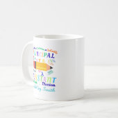 Personalized principal assistant teacher's day コーヒーマグカップ (正面左)