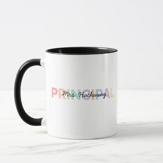 Personalized Principal Mug, Principal Appreciation マグカップ (左)
