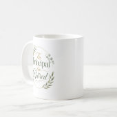 Personalized Principal Retirement Gift コーヒーマグカップ (正面左)