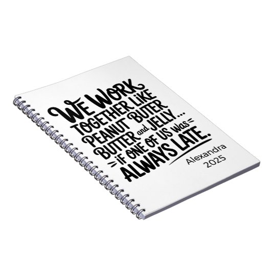 Personalized Professional Overthinker ノートブック (右側)