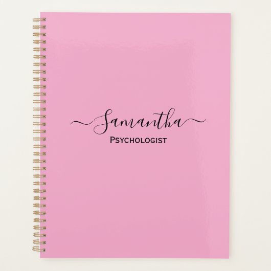  Personalized Professional Planner for Specialist  プランナー手帳 (正面)