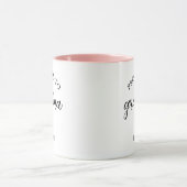 Personalized Promoted to Grandma マグカップ (中央)