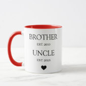 Personalized Promoted to Uncle  マグカップ (左)