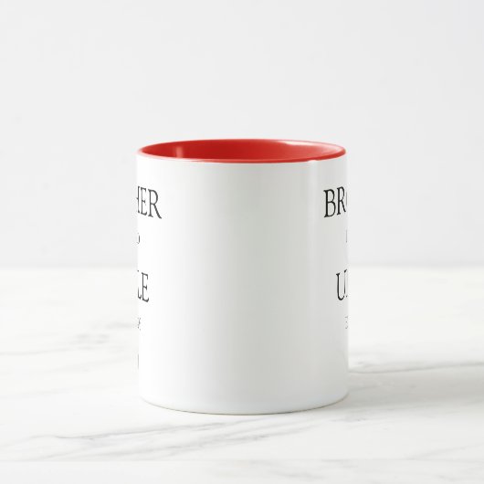 Personalized Promoted to Uncle  マグカップ (中央)