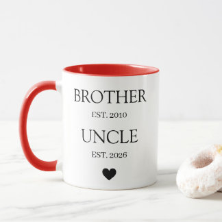 Personalized Promoted to Uncle  マグカップ