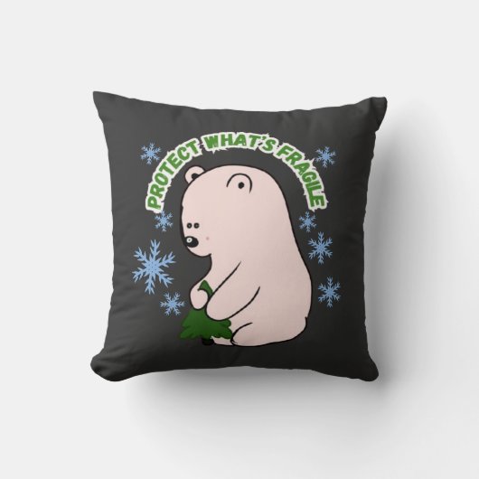 Personalized Protect What's Fragile クッション (正面)