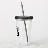 Personalized protein shake Acrylic Tumbler cup アクリルタンブラー (左)