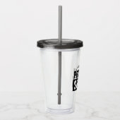 Personalized protein shake Acrylic Tumbler cup アクリルタンブラー (右)
