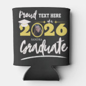 Personalized Proud Family Graduation Class of 2026 缶クーラー (裏面)