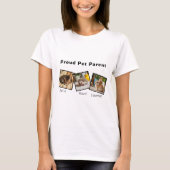 Personalized Proud Pet Parent T-Shirt Tシャツ (正面)