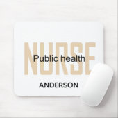 Personalized Public health nurse RN gifts マウスパッド (マウス)
