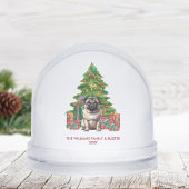Personalized Pug Dog Christmas
