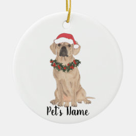 Personalized Puggle セラミックオーナメント
