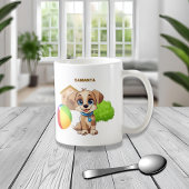 Personalized Puppy Mug コーヒーマグカップ