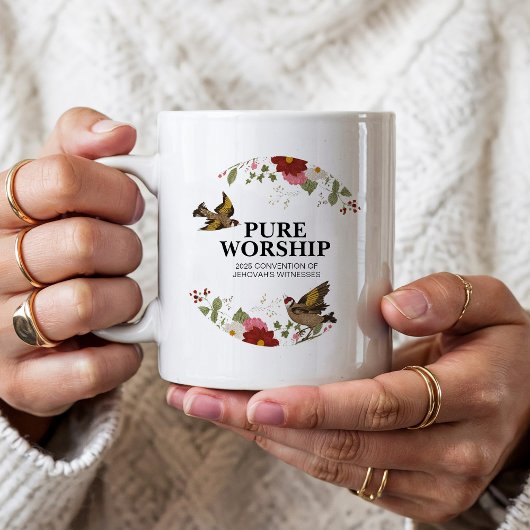 Personalized Pure Worship 2025 Convention JW Gifts コーヒーマグカップ