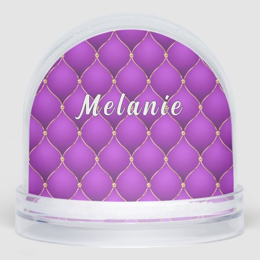 Personalized Purple and Gold Custom Name (正面)