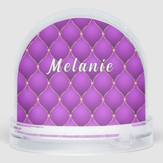 Personalized Purple and Gold Custom Name (裏面)