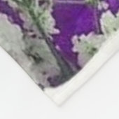 Personalized Purple Butterfly Proverbs 3:5-6 Relig フリースブランケット (角)