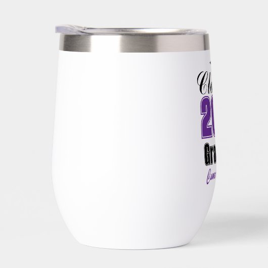 Personalized Purple Class of 2026 Graduation (右面)