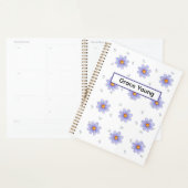 Personalized Purple Daisy Notebook Custom Name プランナー手帳 (ディスプレー)