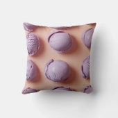 Personalized Purple Ice Cream Scoop  クッション (裏面)