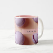 Personalized Purple Ice Cream Scoop  ツートーンマグカップ (正面右)