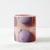 Personalized Purple Ice Cream Scoop  ツートーンマグカップ (中央)