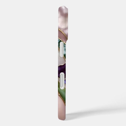 Personalized Purple Iris Phone Case Elegant Case-Mate iPhoneケース (裏面 / 右)