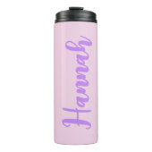 Personalized Purple Tumbler Gift for Bridesmaids タンブラー (正面)
