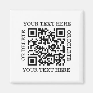 Personalized QR Code To Scan マグネット