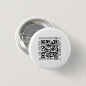 Personalized QR Code To Scan 缶バッジ (正面&裏面)