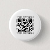 Personalized QR Code To Scan 缶バッジ (正面)