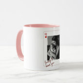 Personalized Queen of Hearts Mother’s Day  マグカップ (正面左)