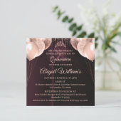 Personalized Quinceañera Invitation | Mis Quince A 招待状 (スタンド正面)