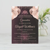 Personalized Quinceañera Invitation | Mis Quince A 招待状 (スタンド正面)