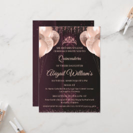Personalized Quinceañera Invitation | Mis Quince A 招待状