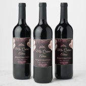 Personalized Quinceañera Wine Bottle Label | Quinc ワインラベル (ボトル)