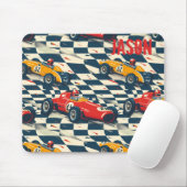 Personalized Race Car Mouse Pad Mousepad  マウスパッド (マウス)