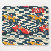 Personalized Race Car Mouse Pad Mousepad  マウスパッド (正面)