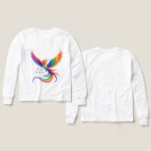 Personalized Rainbow Phoenix Name Birthdate Gift (デザイン 正面＆背面)