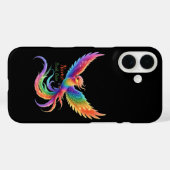 Personalized Rainbow Phoenix Name Birthdate Gift Case-Mate iPhoneケース (裏面 (横))