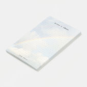 Personalized rainbow sky aesthetic dot Grid ポストイット (アングル)